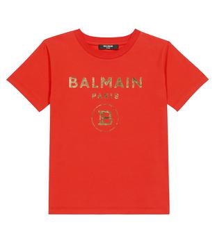 商品Balmain | Logo cotton T-shirt,商家MyTheresa,价格¥1087图片