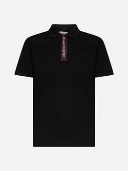 推荐Logo-tape cotton polo shirt商品