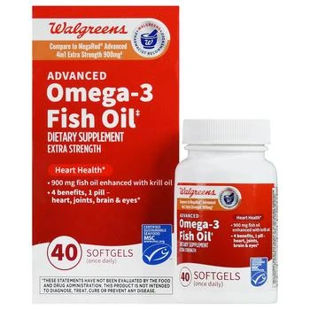 Walgreens | 高级 Omega-3 鱼油超强 900 毫克 ,商家Walgreens,价格¥213