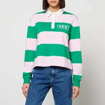 推荐Tommy Jeans Oversized Cotton-Jersey Rugby Shirt商品