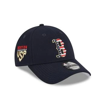 New Era | Men's Navy Boston Red Sox 2023 Fourth of July 9FORTY Adjustable Hat 独家减免邮费