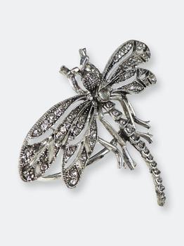 商品Jeweled Dragonfly Napkin Ring Silver (Grey),商家Verishop,价格¥293图片