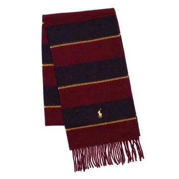 拉夫劳伦帽子新款, Ralph Lauren | Recycled Regimental Stripe Scarf商品图片 额外7折, 额外七折