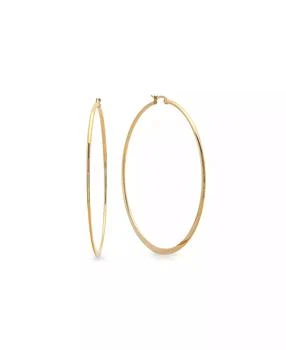 STEELTIME | 18K Gold Plated Stainless Steel Hoop Earrings,商家Macy's,价格¥309