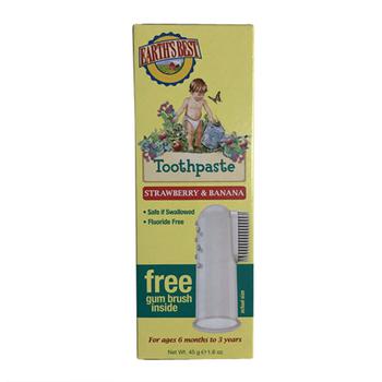 商品Earths Best Toothpaste For Kids Strawberry Banana - 1.6 Oz图片