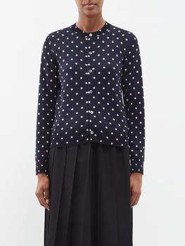 Comme des Garcons | Polka-dot print wool cardigan商品图片,