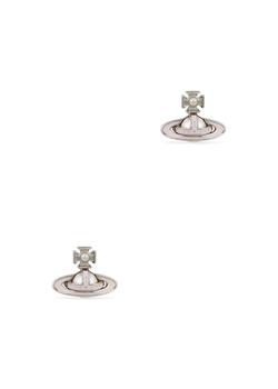 Vivienne Westwood | Simonetta Bas Relief silver-tone orb earrings商品图片,