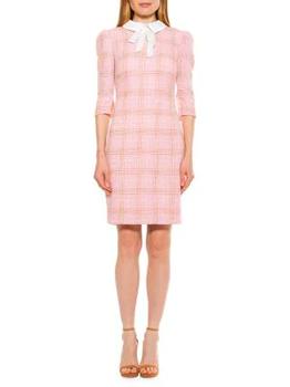 推荐Camilla Plaid Tweed Sheath Dress商品