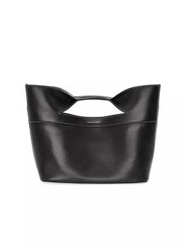 Alexander McQueen | The Small Bow Leather Top-Handle Bag 