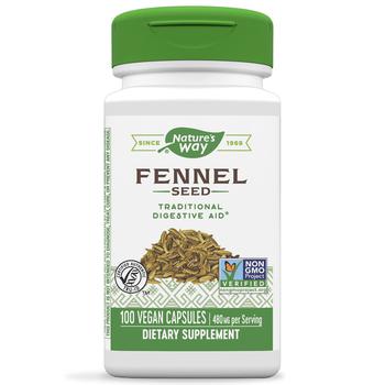 Nature's Way | Fennel Seed Capsules商品图片,满$80享8折, 满折