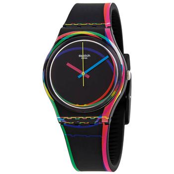 Swatch | Red Shore Quartz Black Dial Ladies Watch GB333商品图片,7折