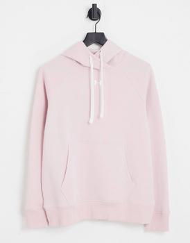Under Armour | Under Armour Rival fleece hoodie in dusty pink商品图片,
