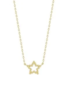 Ember Fine Jewelry | 14K Yellow Gold Star Pendant Necklace,商家Nordstrom Rack,价格¥2776