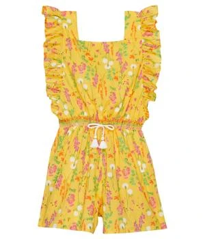 PEEK | All Over Print Flowers Smocked Romper (Toddler/Little Kids/Big Kids),商家6PM,价格¥82