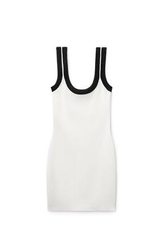 推荐LOGO TRIM MINI DRESS IN CHENILLE VISCOSE商品