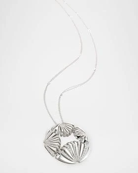 Miseno | 18K White Gold Ventaglio Medium Fan Pendant with Diamonds,商家Neiman Marcus,价格¥74294