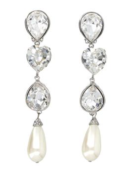 商品Alessandra Rich | Earring Pendant Crystal + Pearl,商家Italist,价格¥2259图片
