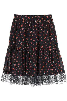 推荐PRINTED GEORGETTE MINI SKIRT商品