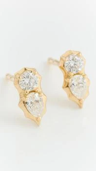 Jade Trau | Jade Trau 18k Posey Studs I,商家Shopbop,价格¥17059