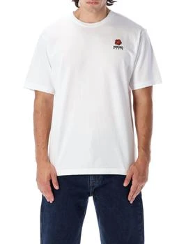 推荐Kenzo Boke Flower Crest Logo Embroidered T-Shirt商品
