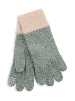 推荐Colorblock Cashmere Tech Gloves商品