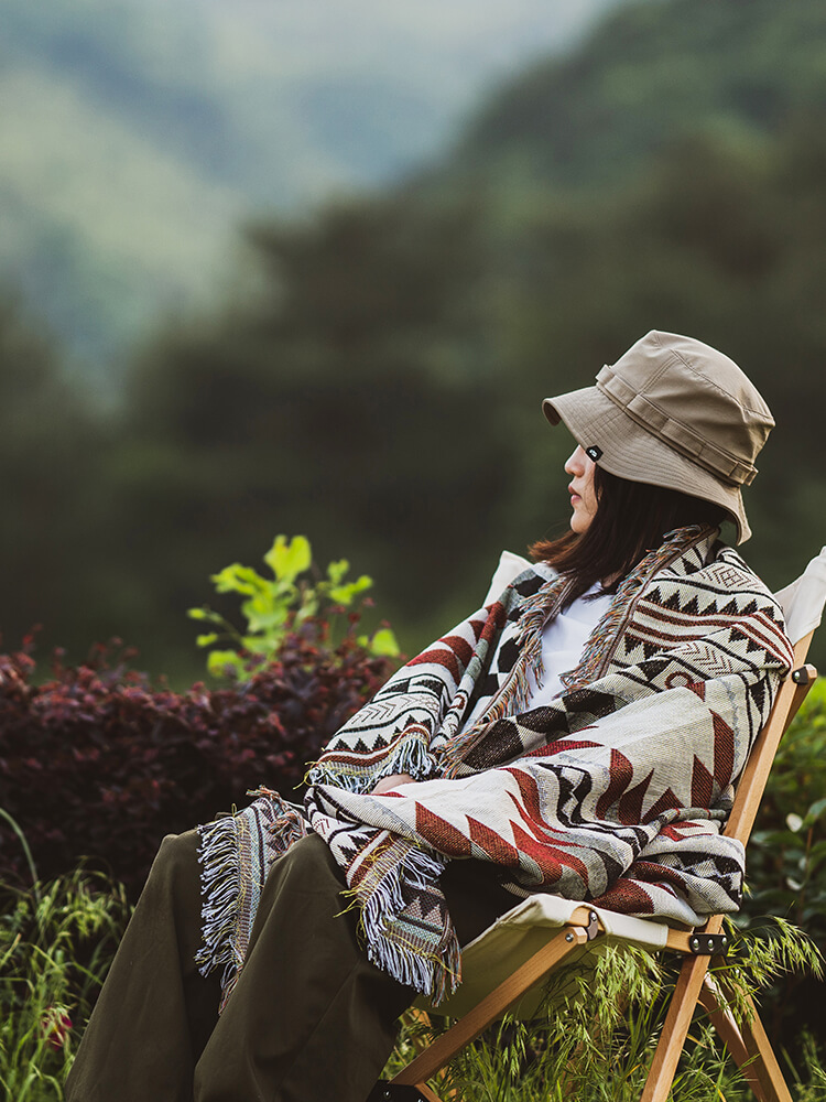 MobiGarden | 精致露营舒适民族风户外露营家用保暖盖毯毛巾毯地毯商品图片,5.5折, 包邮包税