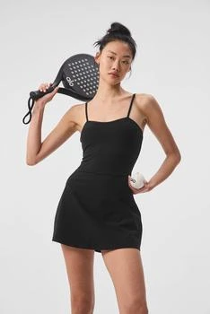 Alo | Alosoft Courtside Tennis Dress - Black,商家Alo yoga,价格¥623