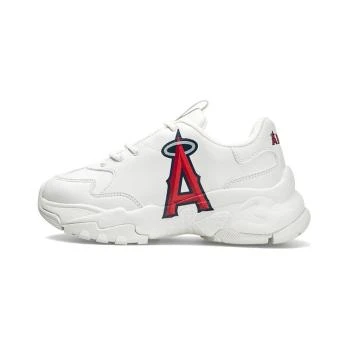 MLB | 【享贝家】ZY-（预售款）MLB 洛杉矶天使 时尚增高老爹鞋 运动休闲鞋 男女同款  白色 3ASHBLA3N-41IVS 包邮包税