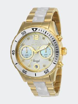 推荐Womens 24702 Gold Stainless Steel Quartz Formal Watch商品