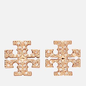 推荐Tory Burch Women's Kira Pave Stud Earring - Rose Gold/Crystal商品