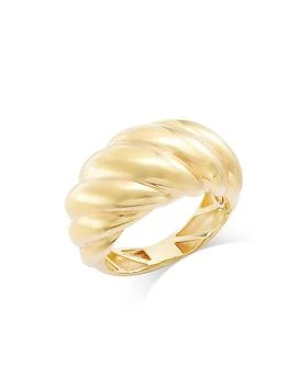 Bloomingdale's | Croissant Dome Ring in 14K Yellow Gold,商家Bloomingdale's,价格¥13197