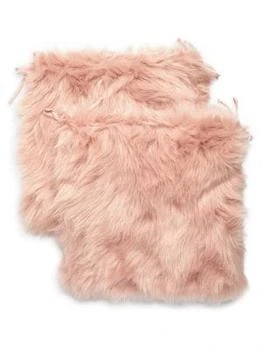 推荐Set-of-2 Laredo Faux Fur Seat Cushions商品