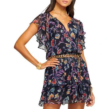 Adrianna Papell | Adrianna Papell Womens Short Printed Mini Dress 5.1折