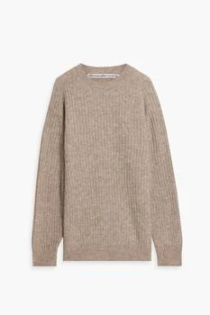 推荐Ribbed alpaca-blend sweater商品
