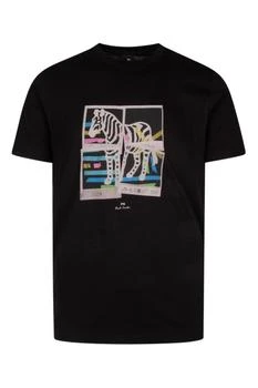 Paul Smith | Paul Smith Printed Crewneck T-Shirt,商家Cettire,价格¥260