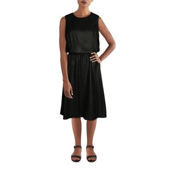 拉夫劳伦连衣裙是什么牌子, Ralph Lauren | Lauren Ralph Lauren Womens Metallic Mid-Calf Midi Dress商品图片 1.5折