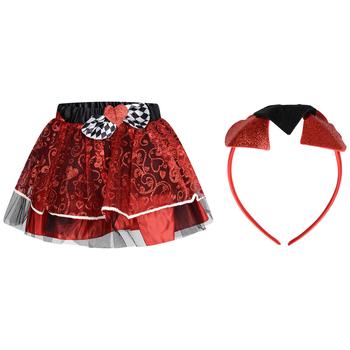 推荐Girls Queen Of Hearts Tutu With Headband Set商品