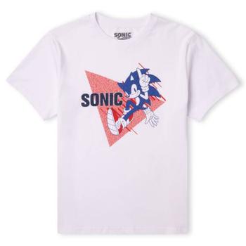 推荐Sonic The Hedgehog Sonic Men's T-Shirt - White商品
