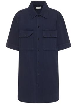 lemaire北京, Lemaire | Short Sleeve Cotton Denim Shirt商品图片 额外8折, 额外八折