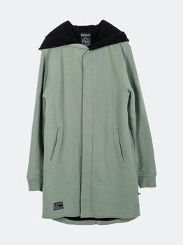 product Konus Men's Sherpa Lined Long Hoodie in Olive image