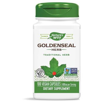 Nature's Way | Goldenseal Herb Capsules商品图片,满$80享8折, 满折