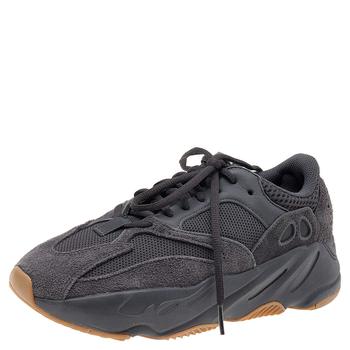 yeezy700v3, [二手商品] YEEZY | Yeezy x Adidas Dark Grey Suede And Mesh Boost 700 V2 Mauve Low Top Sneakers Size 39 1/3商品图片 5.7折