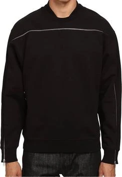 Alexander McQueen | Men Single Zip Sweatshirt In Black 5.7折