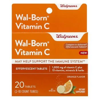 Walgreens | Immune Support Vitamin C 1000 mg Tablets Orange 第2件5折, 满免