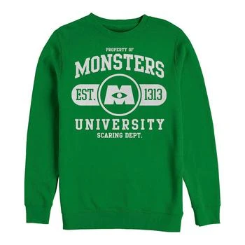 Disney | Disney Pixar Men's Monsters University Est. 2013 Logo, Crewneck Fleece 