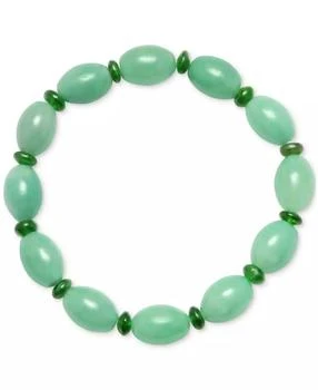 Macy's | Jade & Chrome Diopside (2-7/8 ct. t.w.) Stretch Bracelet,商家Macy's,价格¥1029