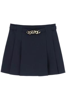 推荐CREPE COUTURE 'VLOGO SIGNATURE' MINI SKIRT商品