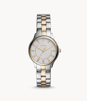 Fossil | Fossil Women's Modern Sophisticate Three-Hand, Two-Tone Stainless Steel Watch商品图片,3.5折