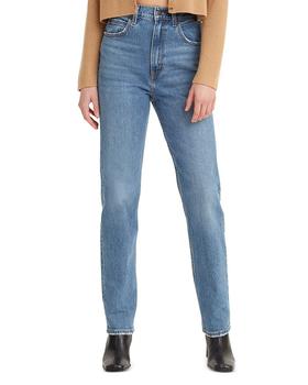 推荐70s High Rise Slim Straight Leg Jeans in Sonoma商品