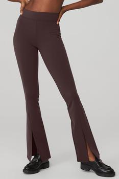 Alo | Airbrush High-Waist Flutter Legging - Raisin商品图片,7折起, 独家减免邮费